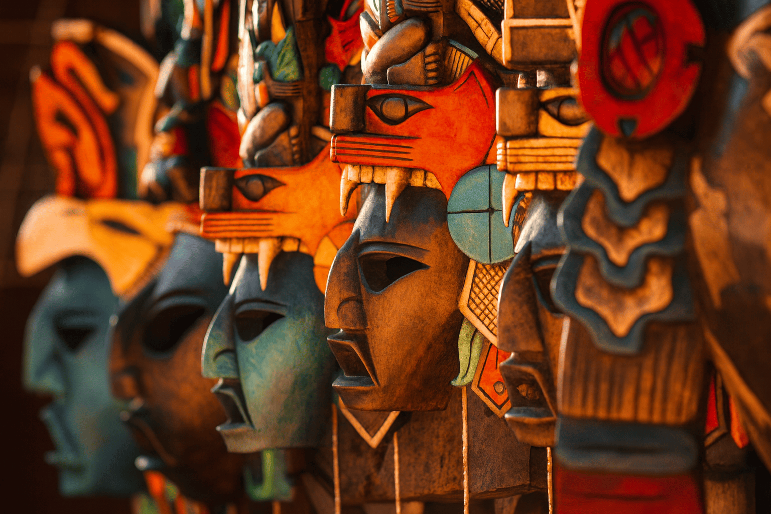 Mascaras ancestrais latino americanas