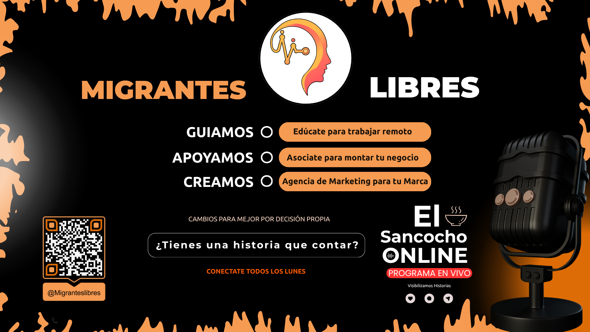 invitación al programa de migrantes libres